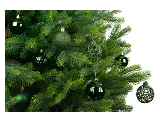 Kerstballen Decoris assorti Dennengroen koker 37 stuks - 4