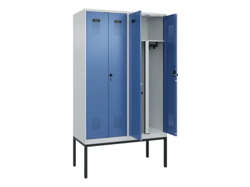 PBM-locker,HxBxD 2120x1200x500mm,4vak,vak B 300mm,draaigrendel
