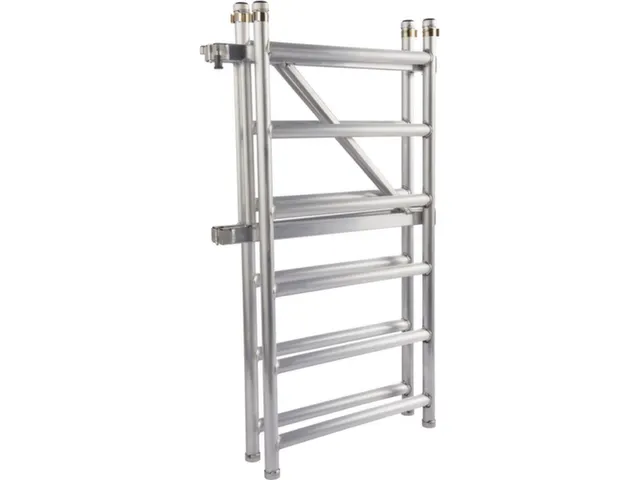 échafaudage pliant,mezzanine modulaire H 5,55m,lxP 1800x600mm