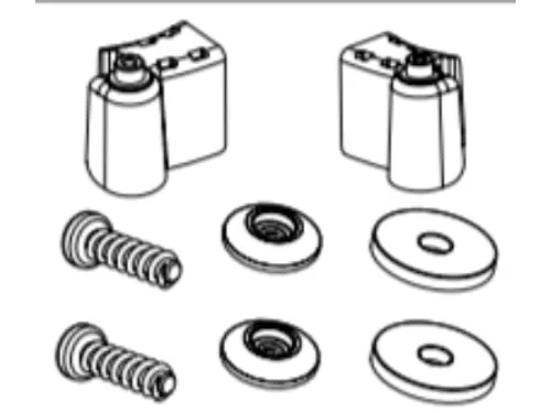 Set stootkappen zuigmond t.b.v. 244 NX