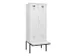 locker met bank,voor scheiding van kleding,HxBxD 2120x800x815mm,2vak