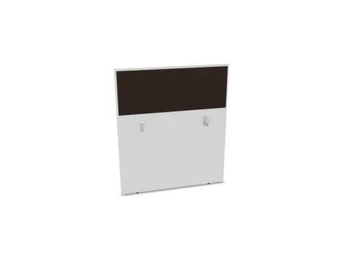 baliepaneel,v. bureau,aanbouw achter,B 1000mm,Bl-wit,BN2036-bruin
