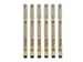 Fineliner Sakura pigma micron set 6stuks zwart