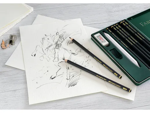 Grafietpotlood Faber-Castell Pitt Mat 8B