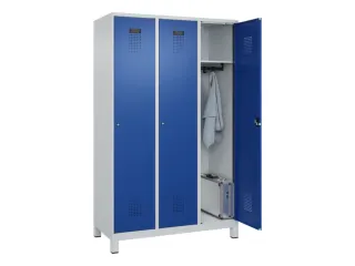 locker,HxBxD 1950x1200x500mm,3vak,vak B 400mm,cil.-slot,voeten - 1