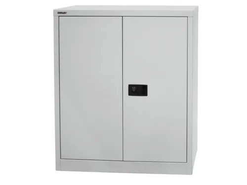 kantoorkast openslaande deuren HxBxD 1000x914x400mm Stalen lichtgrijs