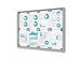 Vitrine d'affichage Intérieur Verrouillable Ignifugé 8xA4 Argent