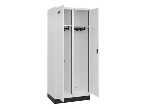 locker voor scheiding van kleding,HxBxD 1950x800x500mm,2vak