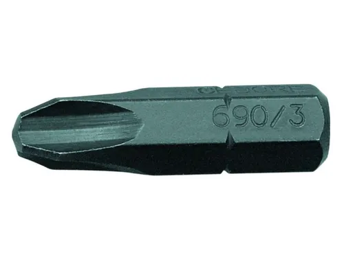 690 3 S-010 Schroevendraaierbit 1/4 inch,voordeelverpakking 10-delig