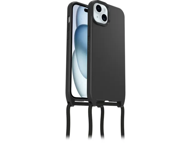 React Necklace Case MagSafe Apple iPhone 15 Plus/14 Plus zwart ProPack