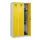 locker,HxBxD 1850x900x500mm,3vak,vak B 300mm,cil.-slot,staand op vloer