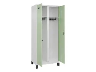 locker voor scheiding van kleding,HxBxD 1950x800x500mm,2vak - 1