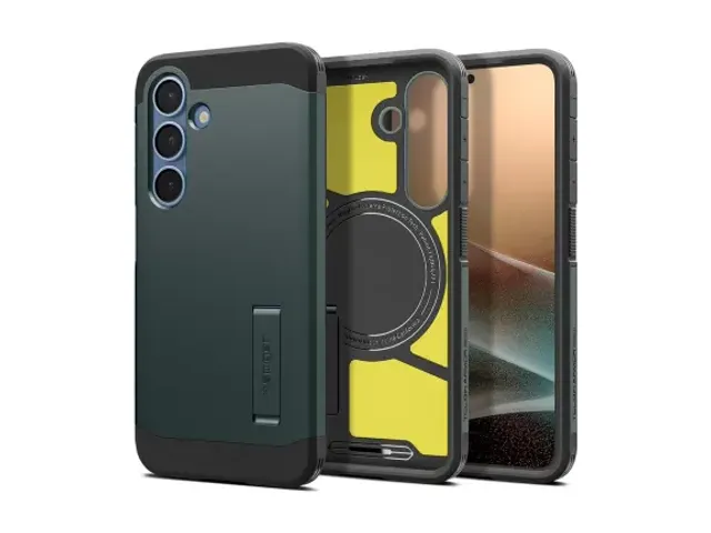 Tough Armor MagFit Samsung Galaxy S25 Plus Hoesje Groen