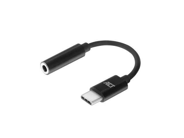 Adapter ACT USB-C naar 3.5mm audio jack 0.1 meter