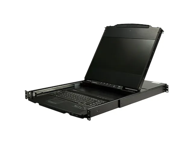 Dual Rail KVM Rack Console 17 inch lcd