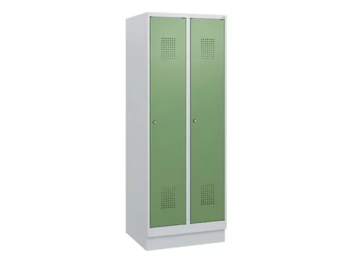 schoollocker,HxBxD 1630x600x500mm,2vak,vak B 300mm,cil.-slot,sokkel
