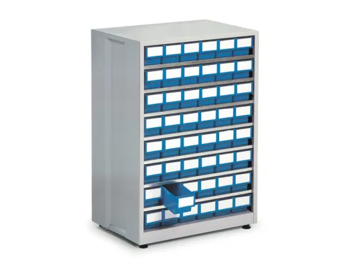 Stellingkast Hxbxd 410X605X870Mm 48Bakken Blauw Frame Ral7035