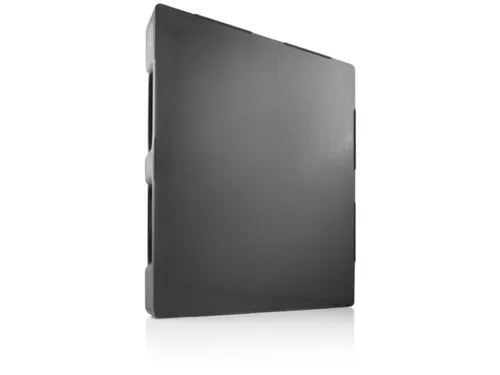 hygiënepallet,HxLxB 160x1200x1000mm,geregenereerd kunststof,zwart