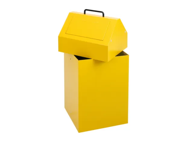 conteneur de tri sélectif,coupe-feu,1x45l,HxlxP 640x330x310mm