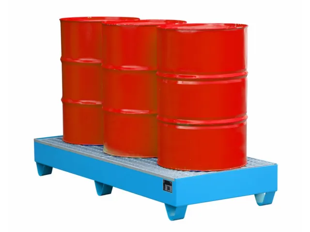 Bac de rétention modulable 3x200l vol. de rétention 202l HxlxP 275x1