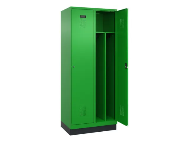 locker voor scheiding van kleding,HxBxD 1950x800x500mm,2vak