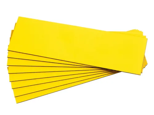 bord achterzijde magnetisch folie op rol H 50mm L 10m geel