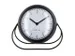 Wekker NeXtime Bubble alarm clock 11x8cm zwart metaal