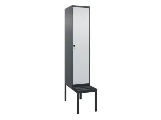 locker voor scheiding van kleding,HxBxD 2120x400x815mm,1vak - 1