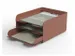 ODBLOC metalen brievenbak 3-delig terracotta