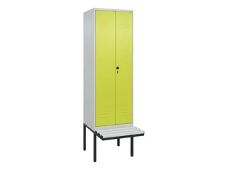 locker voor scheiding van kleding,HxBxD 2120x600x815mm,2vak - 1