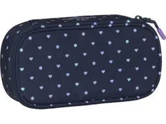 Etui Beckmann Sport Jr. ovaal leeg Blue Hearts