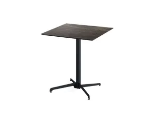 outdoortafel,HxBxD 740x700x700mm,rechthoekig,X-onderstel zwart - 1