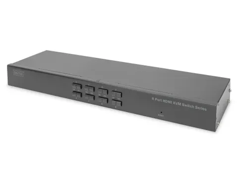 Desktop 19 Inch 8 Port HDMI KVM Switch Single View