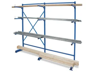 Draagarmstelling Basis+aanbouw Hxbxd 1950x2090x450mm 3staanders 9arm - 3