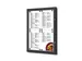 Vitrine à Menus verrouillable d'extérieur 4x A4 Noir