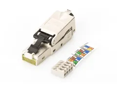 Modulaire koppeling CAT6A volledig afgeschermd RJ45 naar RJ45 5 stuks