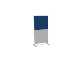 scheidingswand,HxB 1545x800mm,MP-lichtgrijs,BN6016-blauw - 2