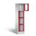 Lockerkast 1800x420x500mm 1x4 vakken Cilinderslot, Sokkel, RAL3003