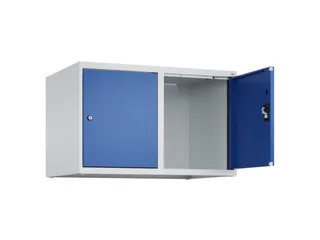 opzetkast,v. locker,2vak.,vak B 400mm,HxBxD 500x800x500mm,cilinderslot - 1
