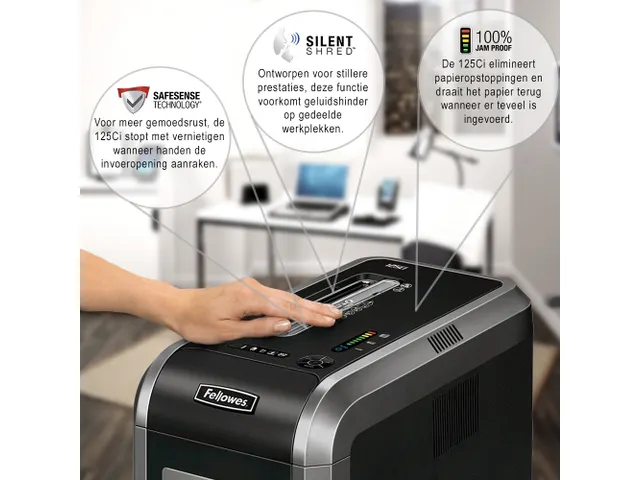 Papiervernietiger Fellowes 125ci Snippers P-4