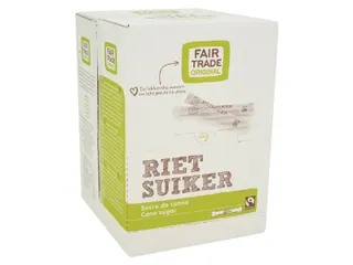 Rietsuikersticks Fairtrade Original 600 stuks - 4
