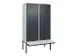 locker voor scheiding van kleding,HxBxD 2120x1200x815mm,4vak