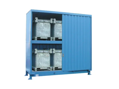 stellingcontainer v. gevaarlijke stoffen,max. 6xIBC,staand