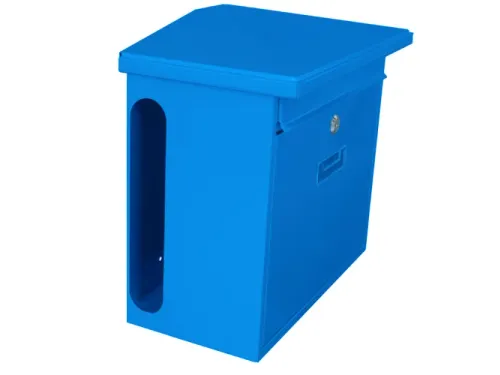 Wandbrievenbus Zamoran Blauw Staal