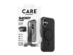 PanzerGlass CARE by Smokey Case w. Black MagSafe iPhone 17, Hoes