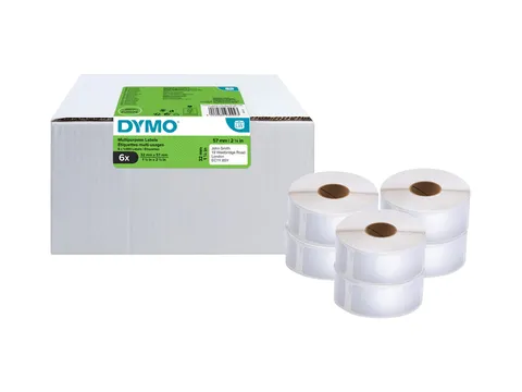 Etiket Dymo LabelWriter multifunctioneel 32x57mm 6 rollen á 1000 stuk