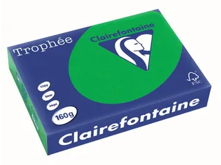 Trophée Intens gekleurd papier A4 160 gram 250vel Biljartgroen - 1