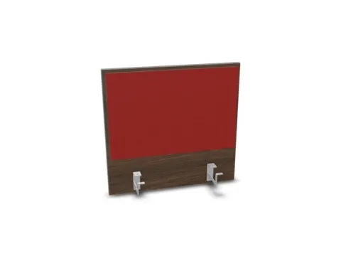 opzetpaneel bureau aanbouw achter NV bruin hickory BN4011-rood 600mm