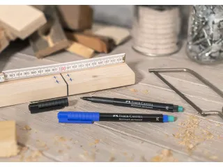 Marker Faber-Castell Multimark permanent M zwart - 7