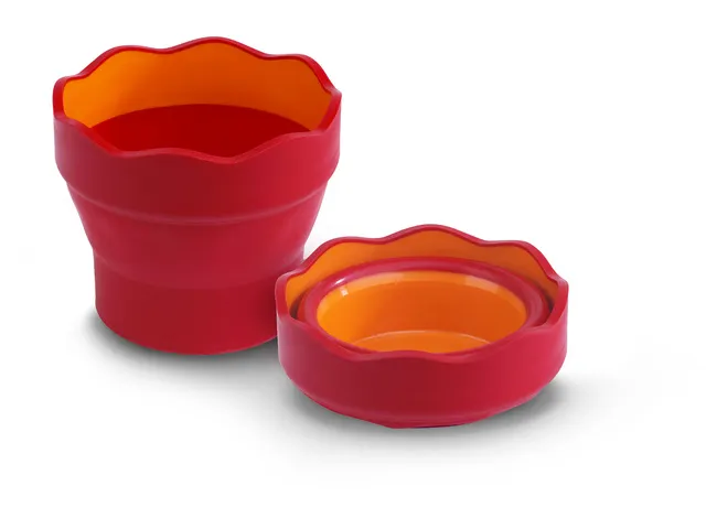 Watercup Faber-Castell Clic & Go roze / oranje
